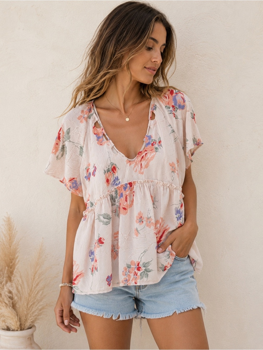 Lucky Brand Floral Top